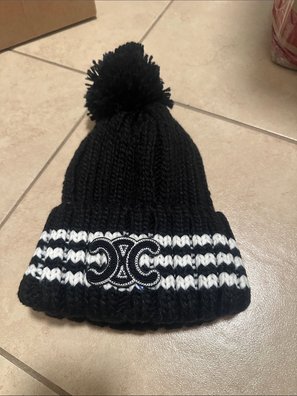 Women’s Beanie in Black & White